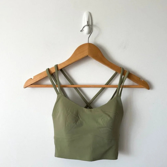 Lululemon Like a  Cloud Bra Long Line *Light Support, B/C Cup Rosemary Green - Picture 4 of 7